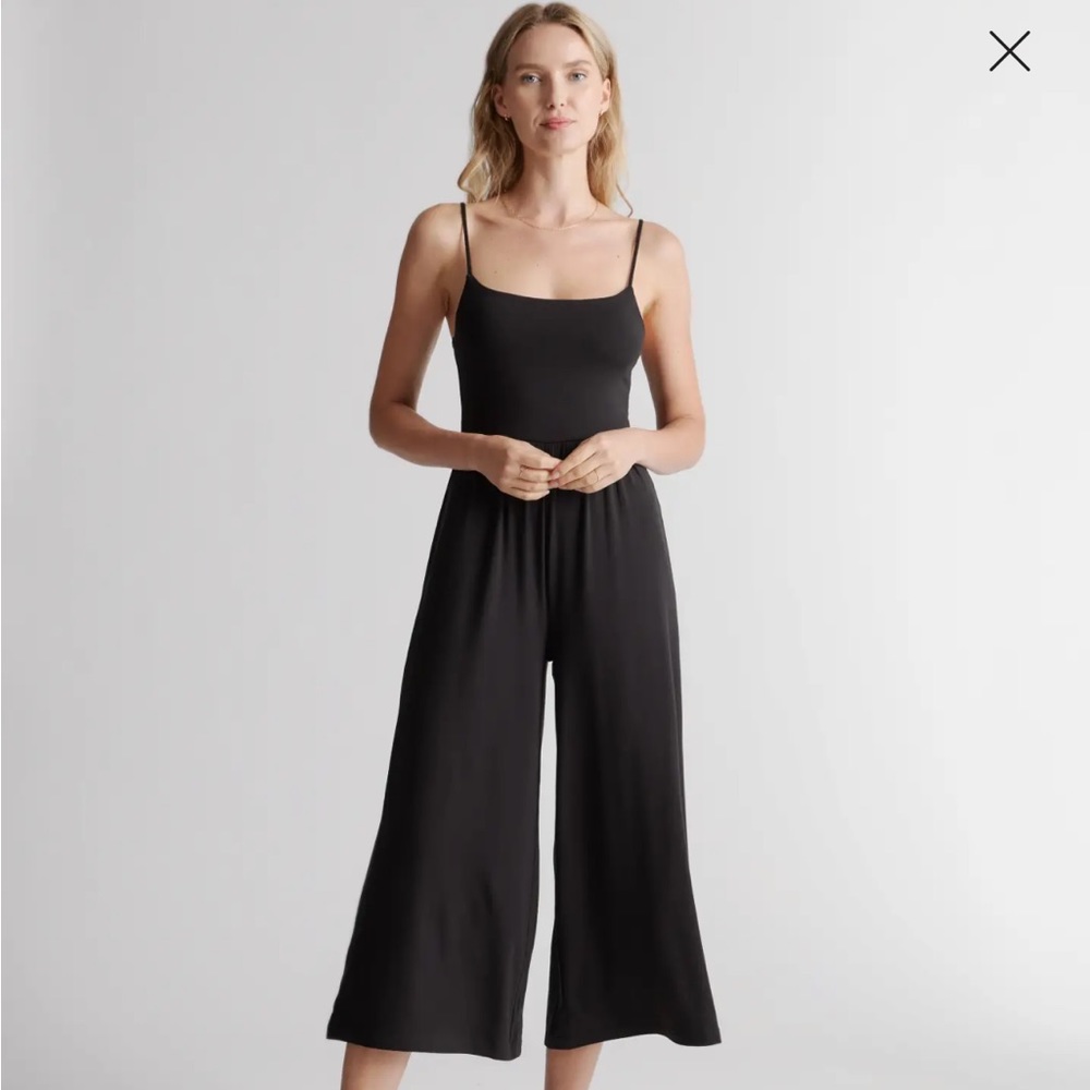 Quince wide-leg jumpsuit - tencel size small